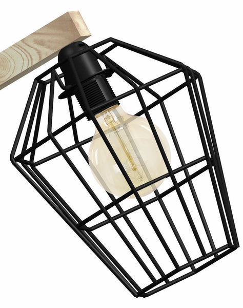 Applique TOSEL TRIBERG,bois, H20xD16xP16  cm.
