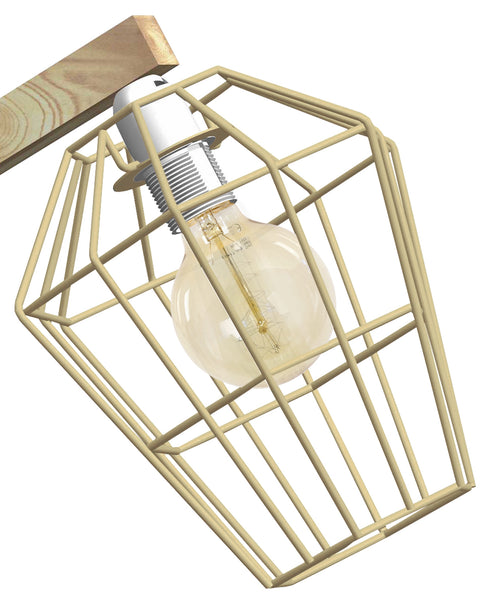 Applique TOSEL TRIBERG,bois, H20xD16xP16  cm.