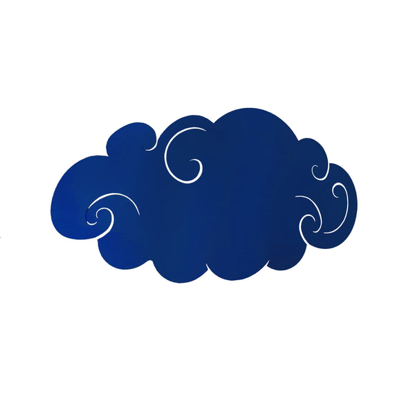 Applique TOSEL NUAGE VRILLE,métal , H9xD16xP34  cm.