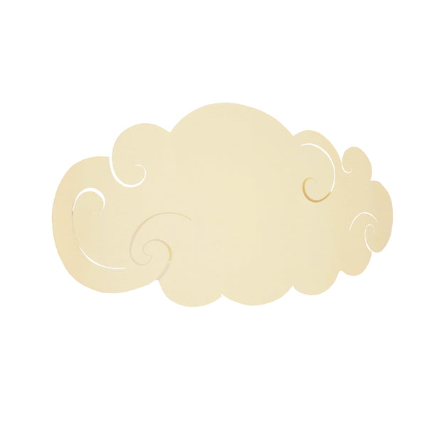 Applique TOSEL NUAGE VRILLE,métal , H9xD16xP34  cm.
