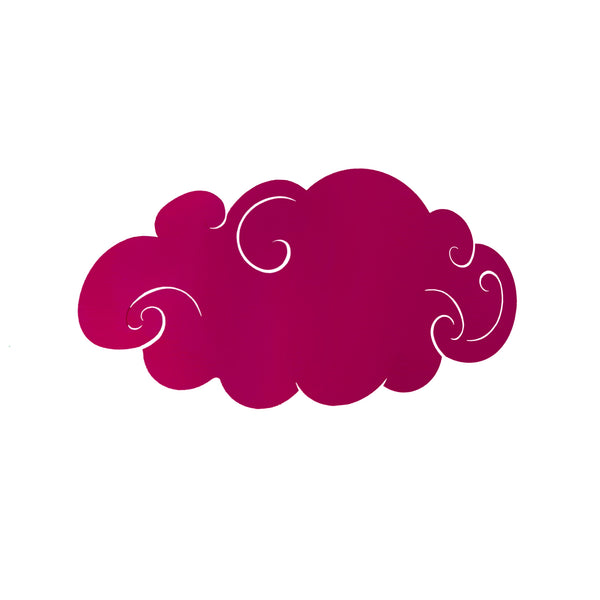 Applique TOSEL NUAGE VRILLE,métal , H9xD16xP34  cm.