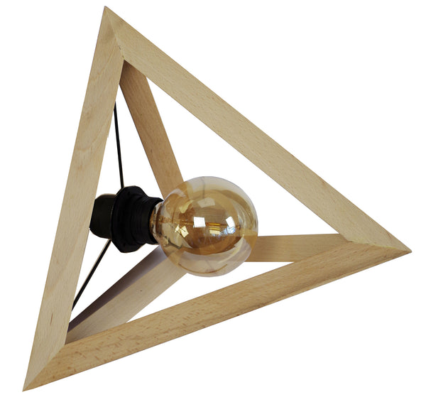 Applique TOSEL TÉTRAÈDRE B,bois, H18xD25xP25  cm.