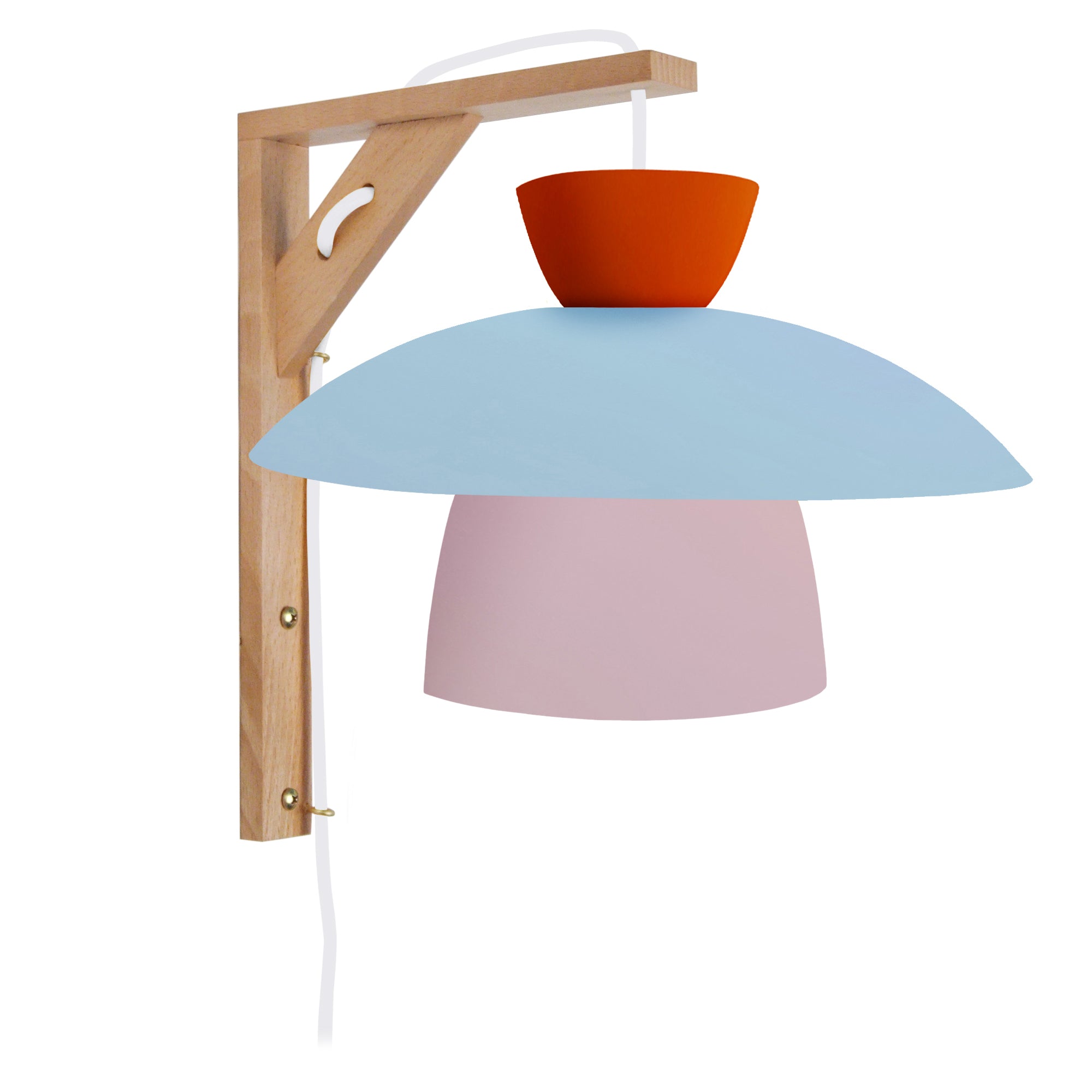 Applique TOSEL JUVEL FRIDDA,bois, H30xD24xP27,5  cm.