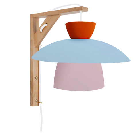 Applique TOSEL JUVEL FRIDDA,bois, H30xD24xP27,5  cm.