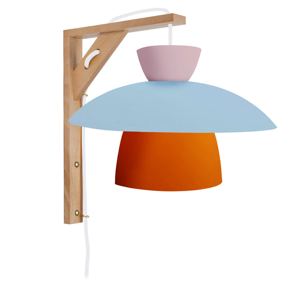 Applique TOSEL JUVEL FRIDDA,bois, H30xD24xP27,5  cm.