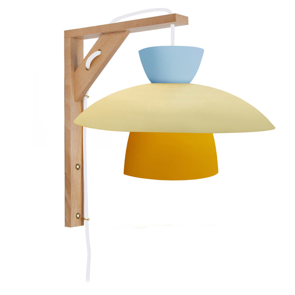 Applique TOSEL JUVEL FRIDDA,bois, H30xD24xP27,5  cm.