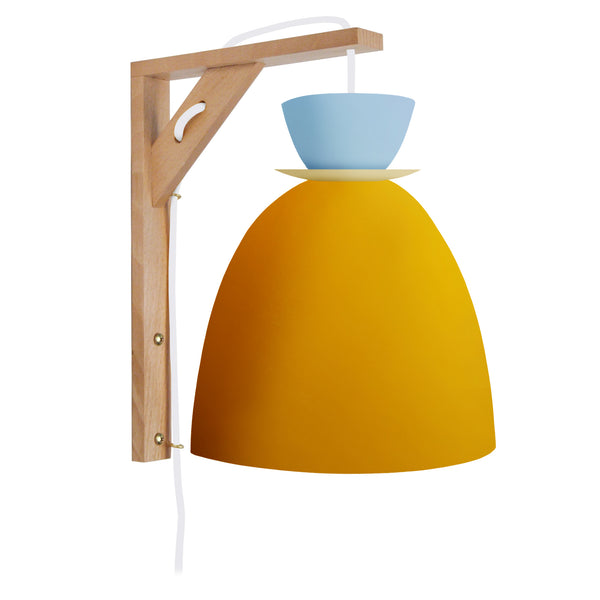 Applique TOSEL JUVEL JANINA,bois, H30xD21,5xP28  cm.