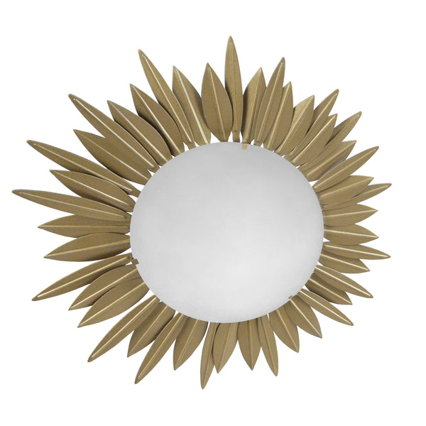 Plafonnier TOSEL SOLEIL,métal , verre, H15xD30xP30  cm.