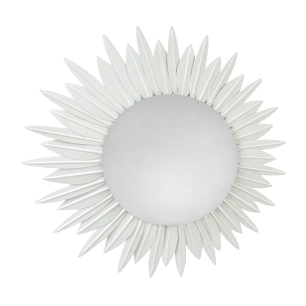 Plafonnier TOSEL SOLEIL,métal , verre, H15xD30xP30  cm.