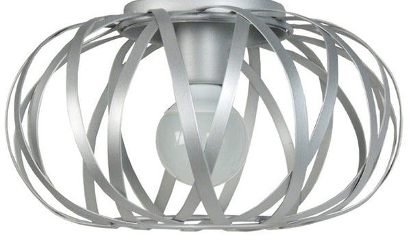 Plafonnier TOSEL CITROUILLE,métal , H22xD35xP35  cm.