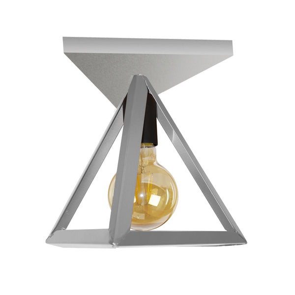 Plafonnier TOSEL TÉTRAÈDRE MÉTAL,métal H29xD27xP27  cm.