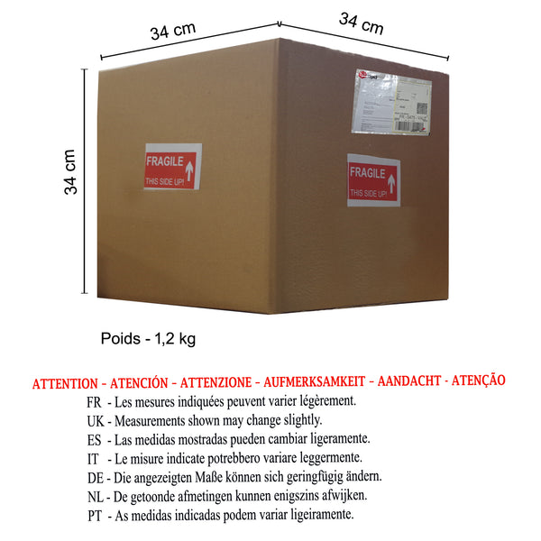 Applique TOSEL KRAN POLYCONE,bois, H30xD30xP30  cm.