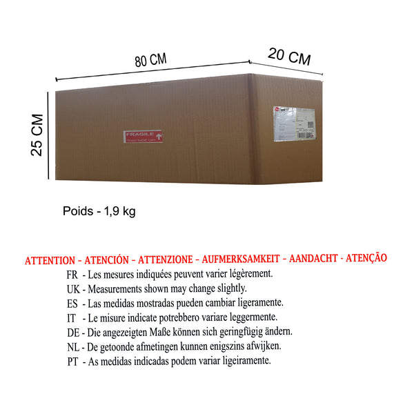 Lustre TOSEL VIANNE,verre , H100xD80xP80  cm.