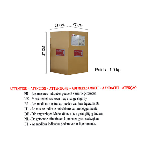 <transcy>Suspensão TRESSÉ-RANGOON A  25cm - 1 Luz </transcy>
