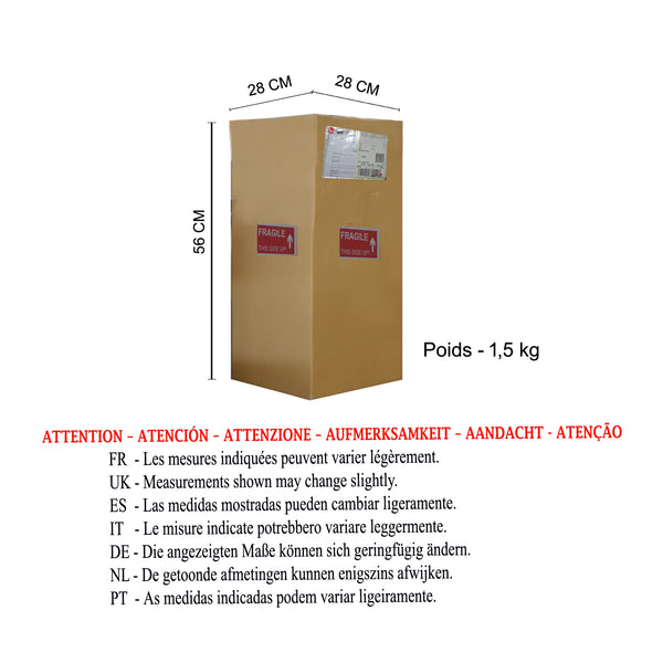 <tc>Candeeiro de mesa PIVOINE 18cm - 1 luz</tc>
