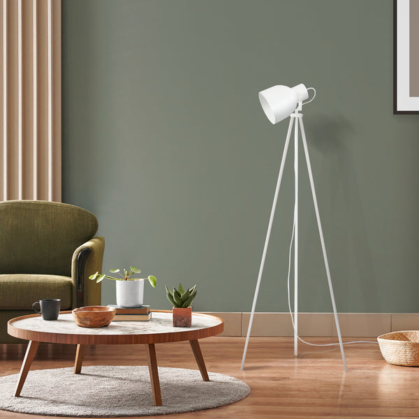Lampadaire TOSEL CARLSON 2,métal, H155xD40xP40  cm.