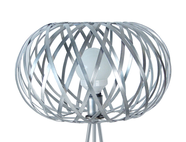 Lampadaire TOSEL CITROUILLE,métal, H166xD40xP40  cm.