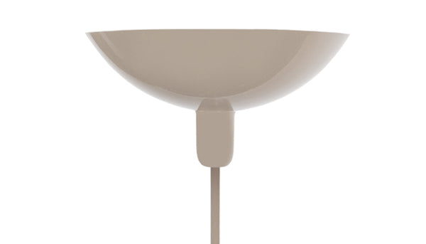 Lampadaire TOSEL DEMI LUNE,métal, H181xD30xP30  cm.