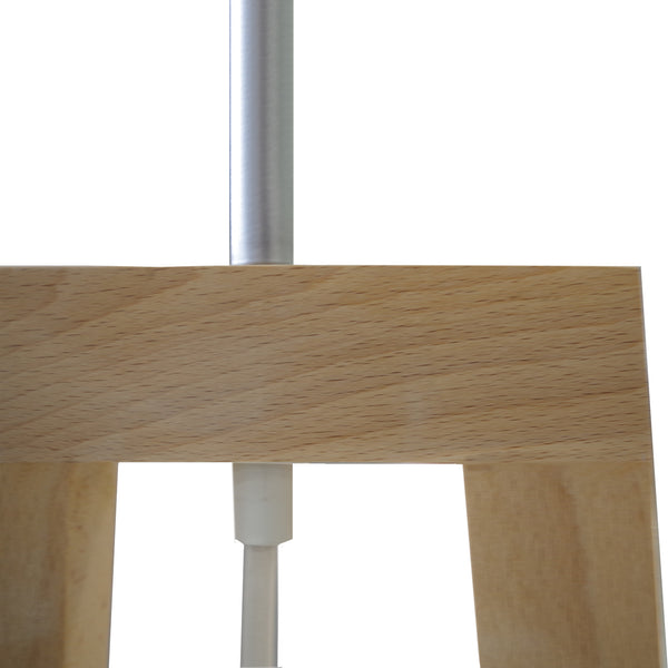 Lampadaire TOSEL VILI,bois , H156xD50xP50  cm.