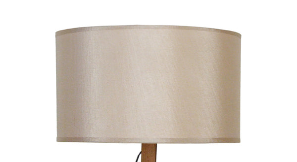 Lampadaire TOSEL GERI,bois, métal, tissu H170xD40xP40  cm.