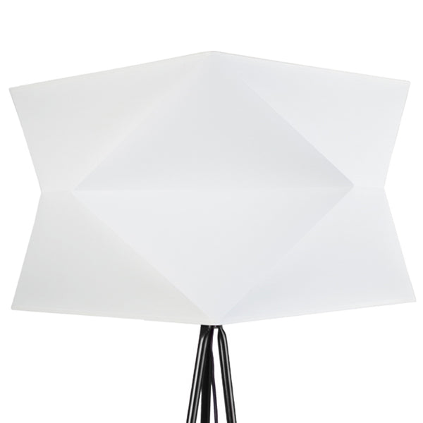 Lámpara de pie GOTEBORG madera metal trípode