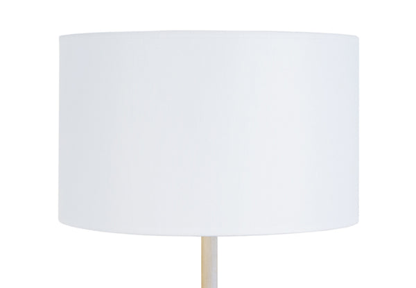 Lampadaire TOSEL TRIDENT,bois, métal, tissu H165xD40xP40  cm.