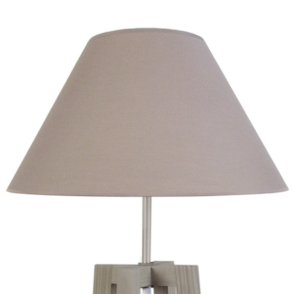 Lámpara de pie KALMAR de madera de cuatro patas