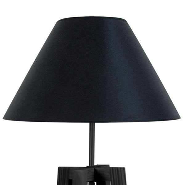 Lámpara de pie KALMAR de madera de cuatro patas