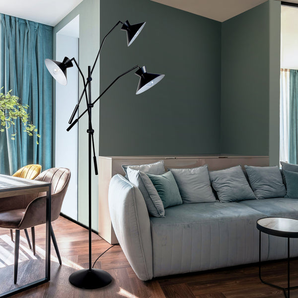 Lampadaire LEEDS 90cm - 3 Lumières