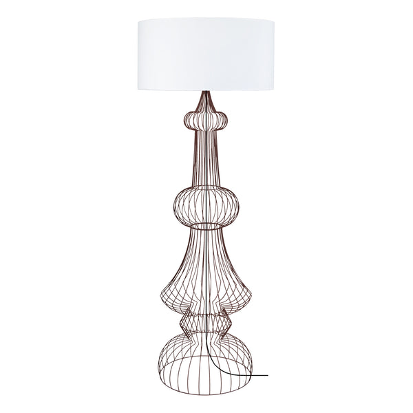 Lampadaire TOSEL PAGODA,métal , H170xD60xP60  cm.