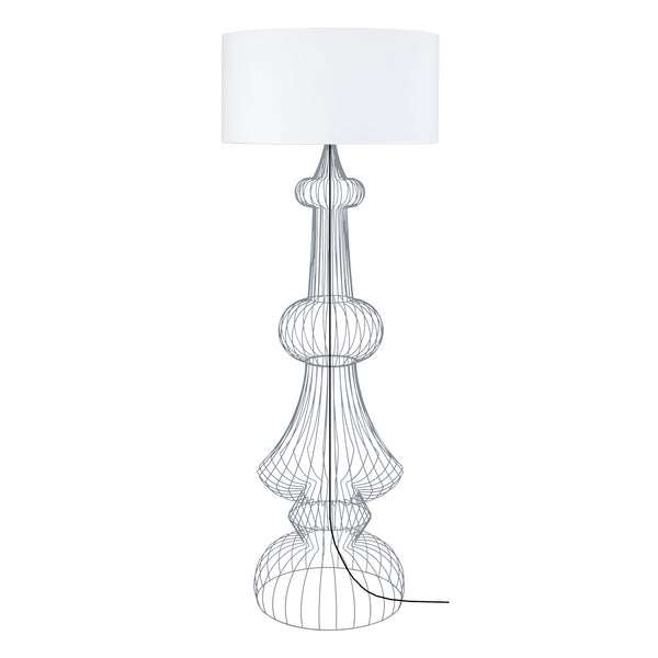 Lampadaire TOSEL PAGODA,métal , H170xD60xP60  cm.