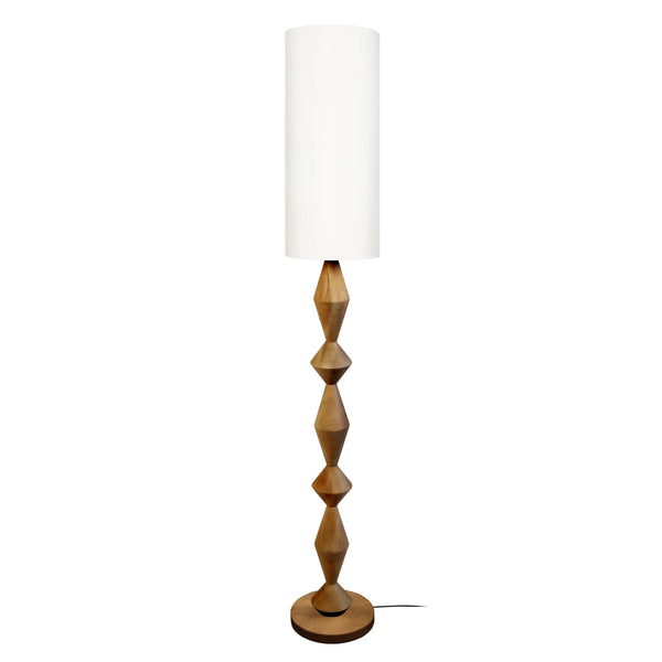 Lampadaire TOSEL MIRABOO,bois , H157xD28xP28  cm.