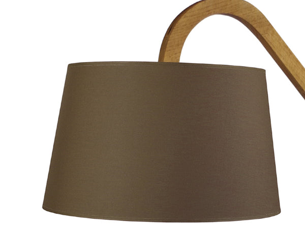 Lampadaire  TOSEL MOKUZAI,bois , tissu, H162xD45xP45  cm.