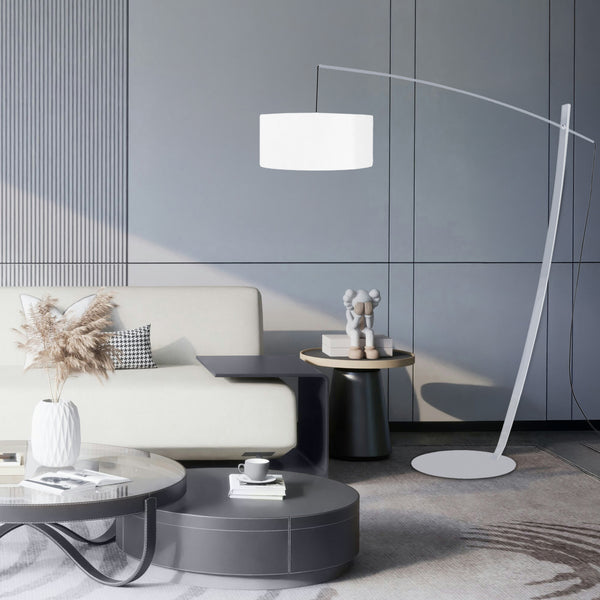 Lampadaire TOSEL CAVALAIRE,métal, tissu H170xD44xP44  cm.