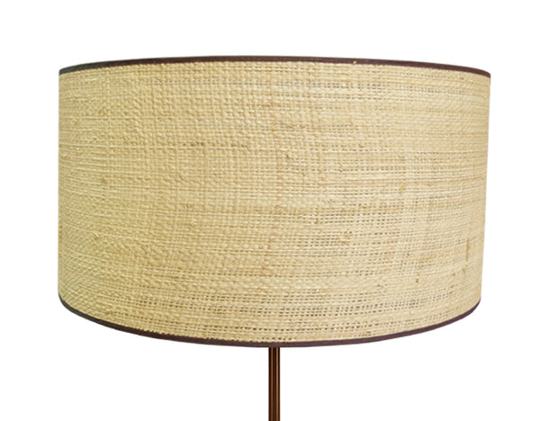 Lampadaire TOSEL CALICUT PIED DROIT,bois naturel, H163xD40xP40  cm.