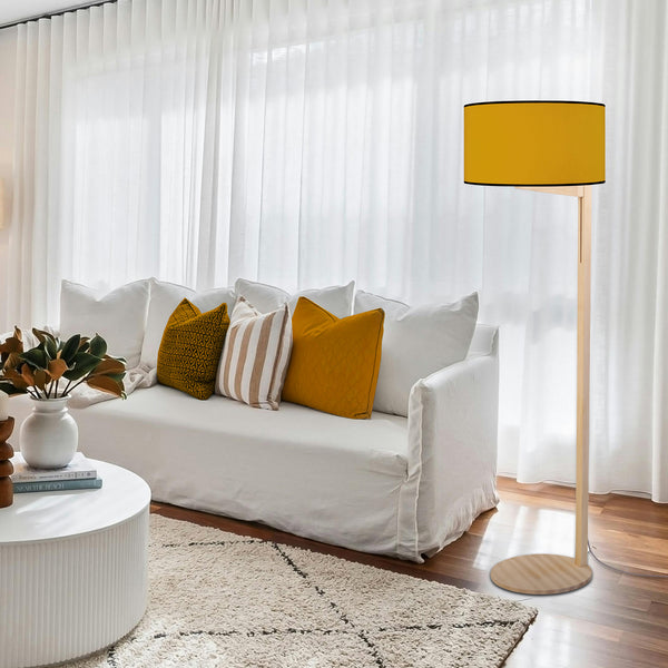 Lampadaire TOSEL AGRA bois 45cm - 1 Lumière