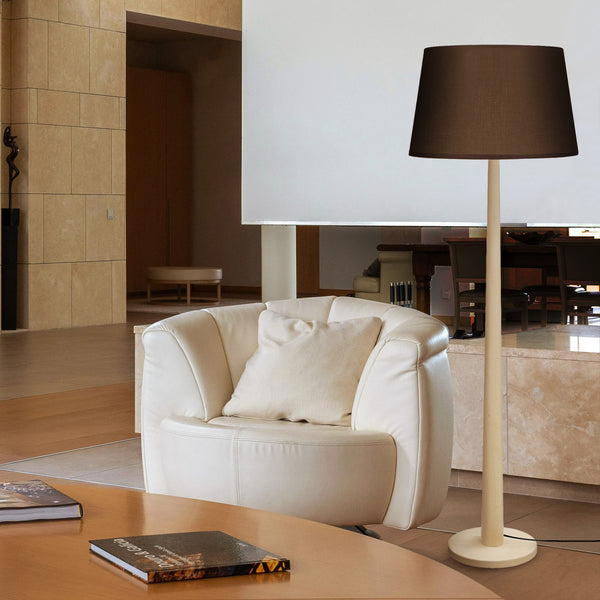Lampadaire TALIN bois colonne