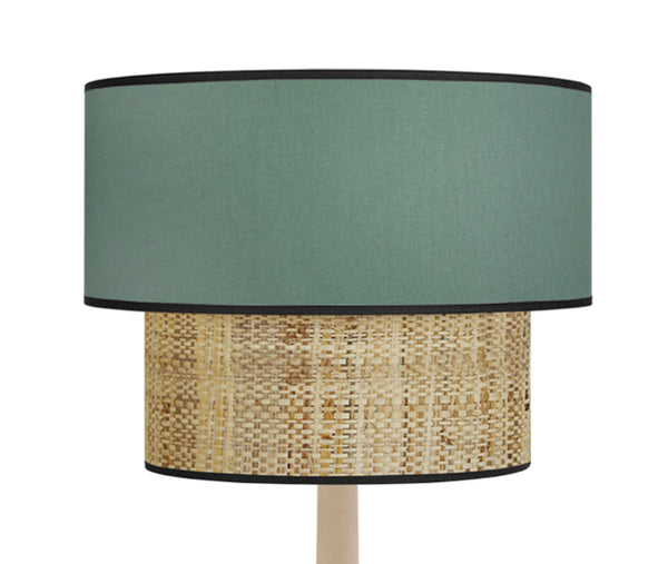 Lampadaire TOSEL COCHIN,bois, H162xD40xP40  cm.
