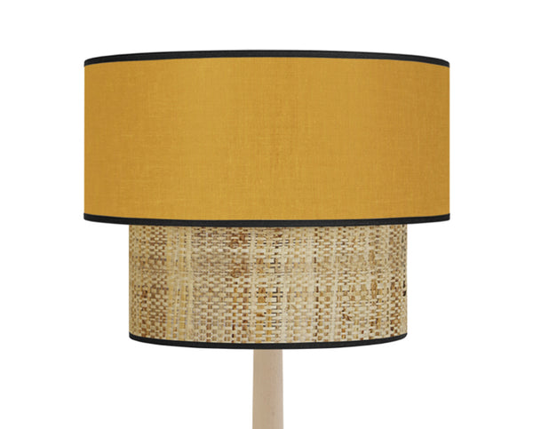 Lampadaire TOSEL COCHIN,bois, H162xD40xP40  cm.