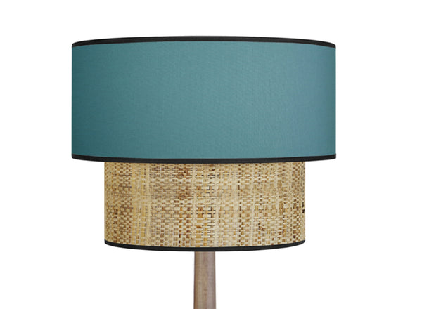 Lampadaire TOSEL COCHIN,bois, H162xD40xP40  cm.