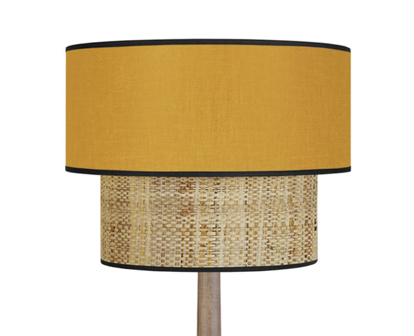 Lampadaire TOSEL COCHIN,bois, H162xD40xP40  cm.