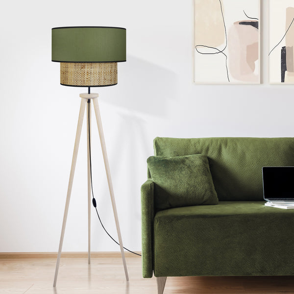 Lampadaire TOSEL COCHIN T, H162xD40xP40  cm.