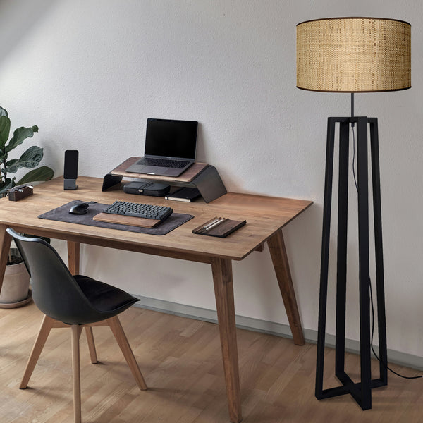 Lampadaire MANON N bois colonne