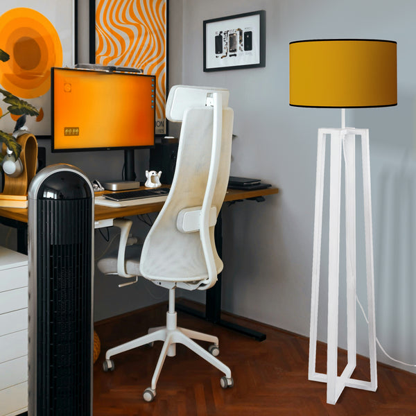 Lampadaire MANON B bois quadripode
