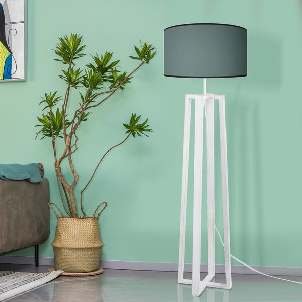 Lampadaire MANON B bois quadripode