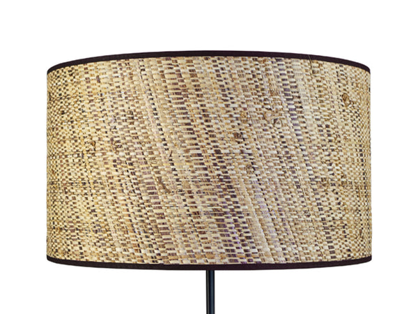 Lampadaire TOSEL JUTE,bois, H155xD40xP40  cm.