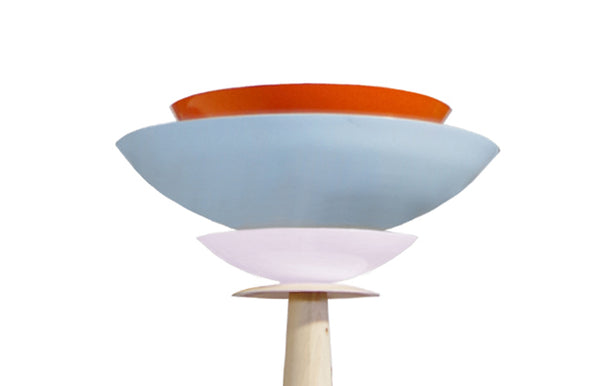 Lampadaire TOSEL FRIDA,bois, métal H162xD40xP40  cm.