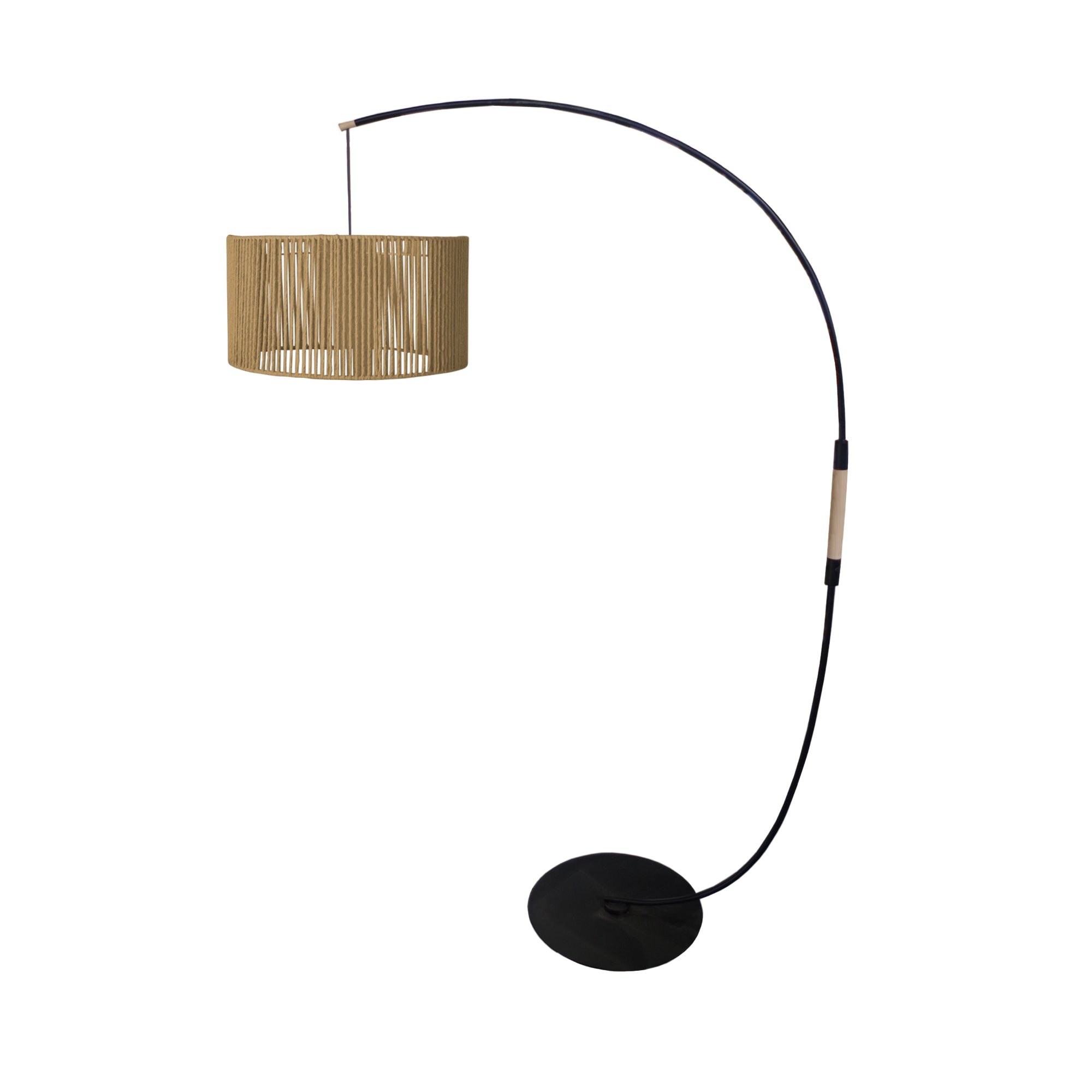 Lampadaire TOSEL LUANA CURVE, H195xD43xP110  cm.