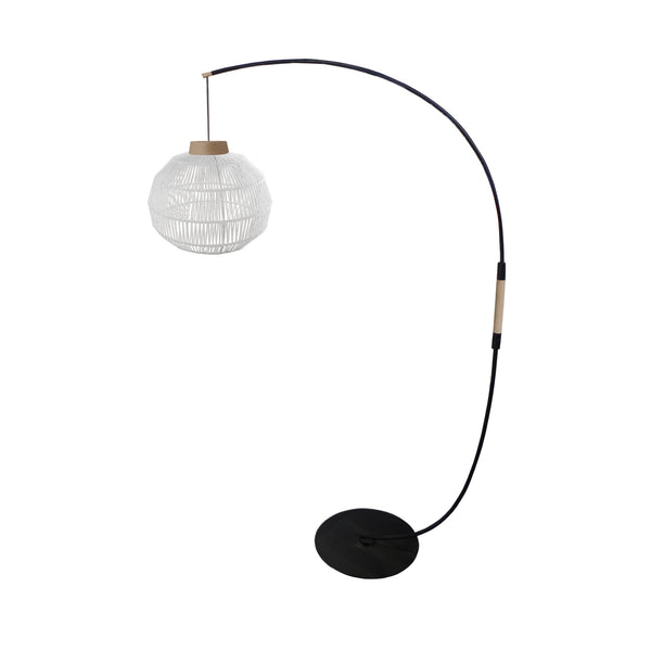 Lampadaire TOSEL EVERTON CURVE, H195xD43xP110  cm.
