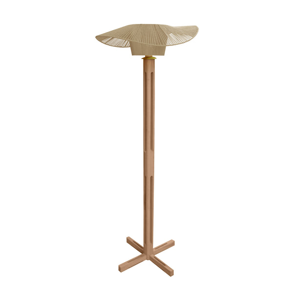 Lampadaire TOSEL PADUA bois H159xD60xP60 cm